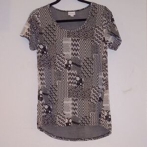 LuLaRoe Patterned Short Sleeve Top $25 each or All 3 for $60